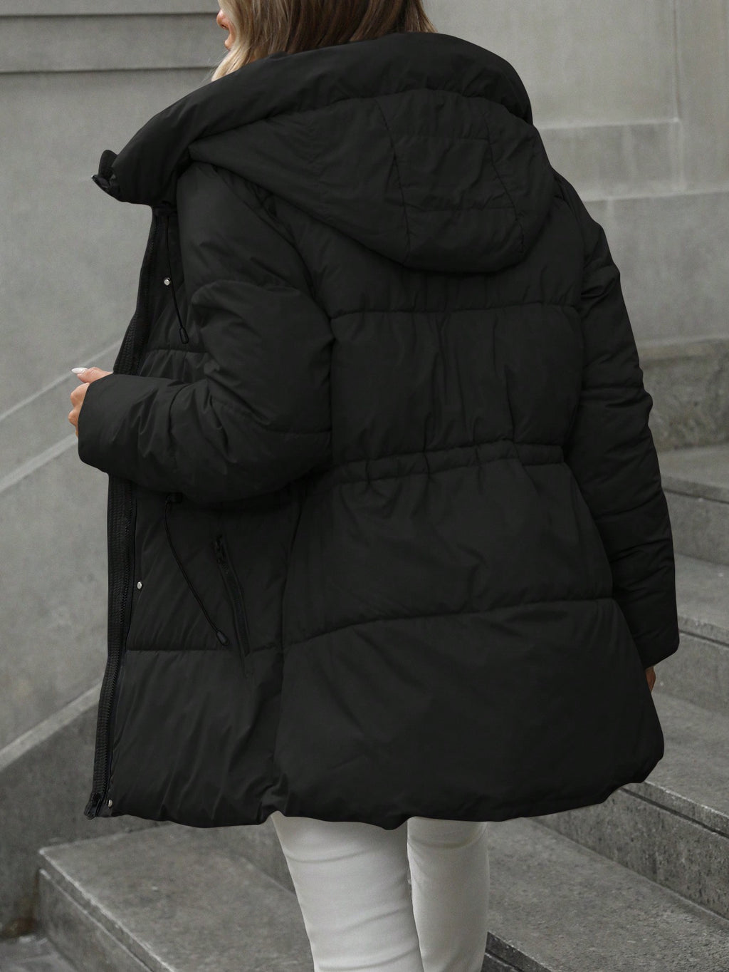 Clara – Gefütterte Winterjacke Mit Kapuze