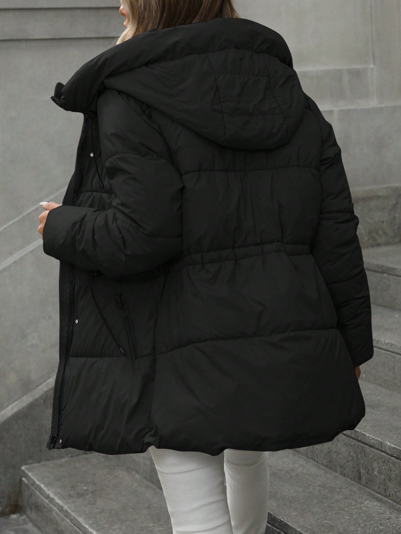 Clara – Gefütterte Winterjacke Mit Kapuze