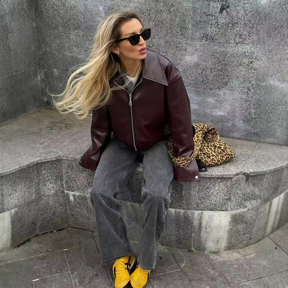 Carla – Elegante Jacke Mit Reißverschluss