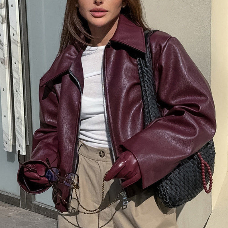 Carla – Elegante Jacke Mit Reißverschluss