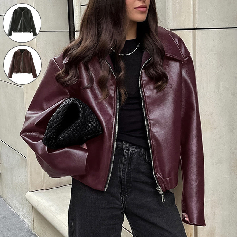 Carla – Elegante Jacke Mit Reißverschluss