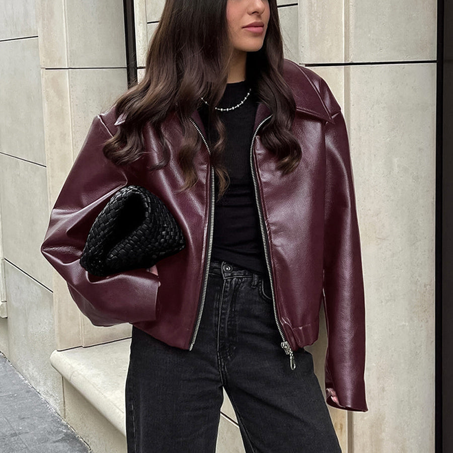 Carla – Elegante Jacke Mit Reißverschluss