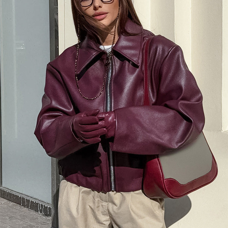 Carla – Elegante Jacke Mit Reißverschluss